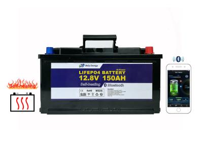 Chine Batterie au lithium de Bely 12V 150AH Bluetooth rv pour le réverbère de système solaire de rv à vendre
