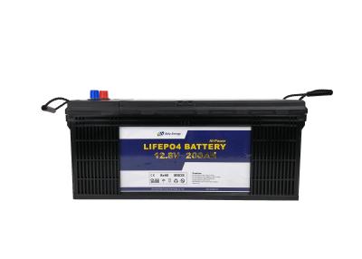 China 12V 200Ah Rechargeable Solar Power Lithium Battery For Camper Trailer for sale