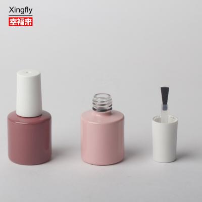 China Glass Material 7ml Nail Polish Bottle container Customizable Colors SGS for sale
