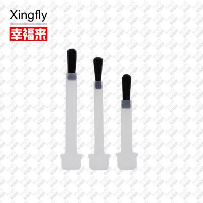 China Drop Gelish Replacement Brushes White And Black For Nail Polish for sale