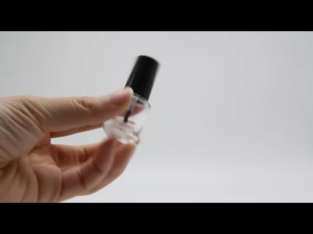 5ml polish bottle custom UV gel nail polish bottle with cap and brush logo printing