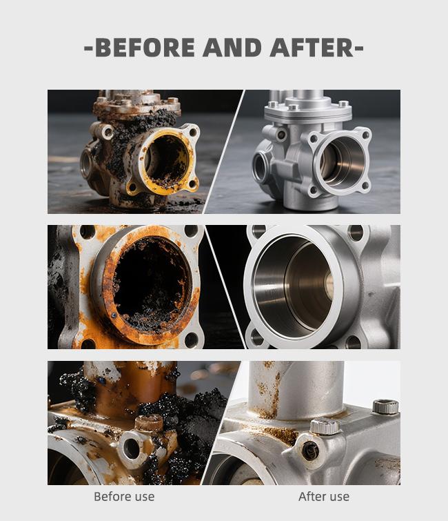 Comparison of the use of carburetor cleaning agents