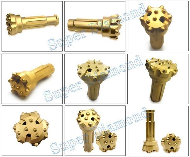 CIR/DHD/Cop/Br High Air Pressure Hard Rock Drilling Down The Hole/DTH Hammer Drill Bit for Mining & Water Drilling &Quarrying