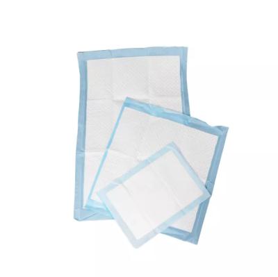China Customizable OEM Incontinence Bed Pad Medical Blue Underpad for sale