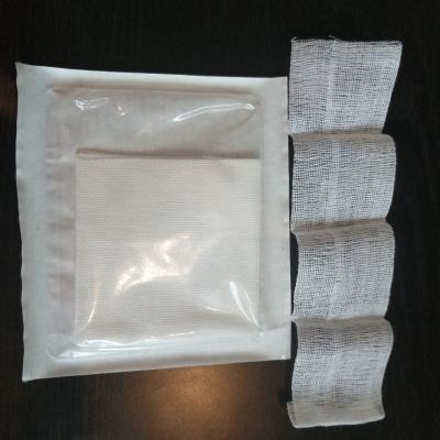 China High-quality Cotton Medical Gauze Swab 8cmx8cm for Wound Care and First Aid for sale