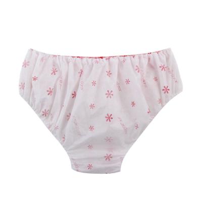 China Hygiene Portable SMS Disposable Panties For Travel , 100 Cotton for sale