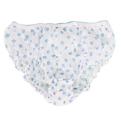 China Travel Printed Nonwoven Women'S Disposable Briefs Breathable FDA for sale