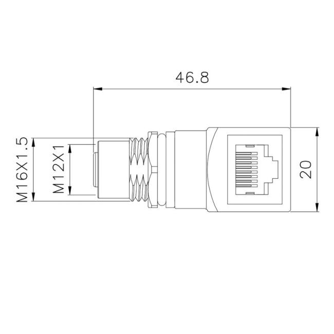 M12 RJ45