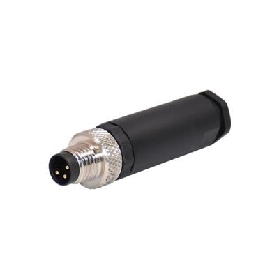 China M8 Waterproof Assembly Straight Male Electric Field Assembly Circular Connector for sale