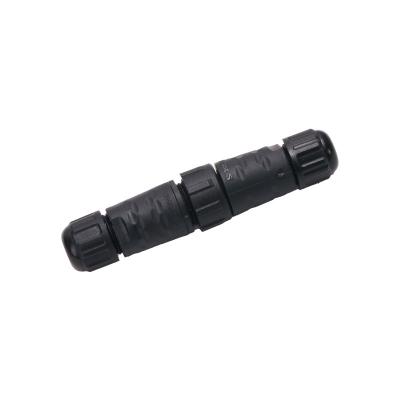 China 2pins Female Circular Plastic Connectors High Power Assembly Straight Connector for sale