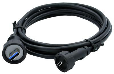 Chine Bâti en plastique circulaire de panneau de bâti de câble des connecteurs IP67 1.0A de PVC de vis à vendre