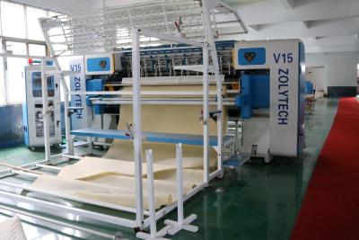 China 1500RPM Mattress Cutting Machine 5500kg Multi Needle Quilting Machine for sale