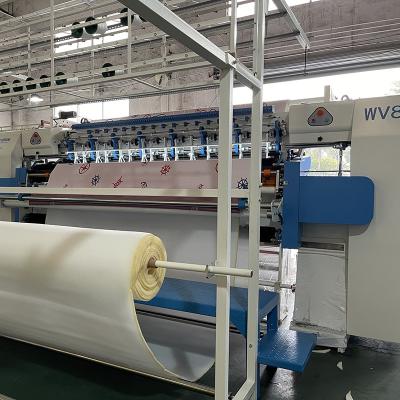 China Distancia automatizada velocidad de la aguja de la máquina 25.4m m del colchón de la puntada que acolcha de cadena WV8 para el colchón en venta