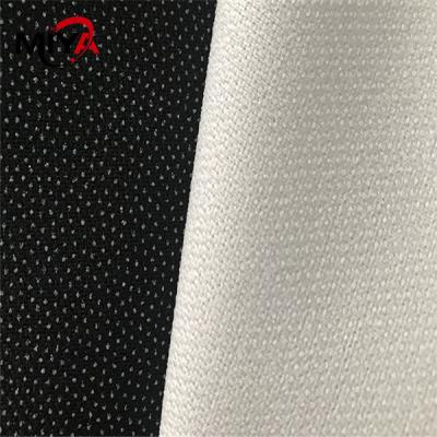 China White Paste Dot 102gsm Woven Fusible Interlining for sale