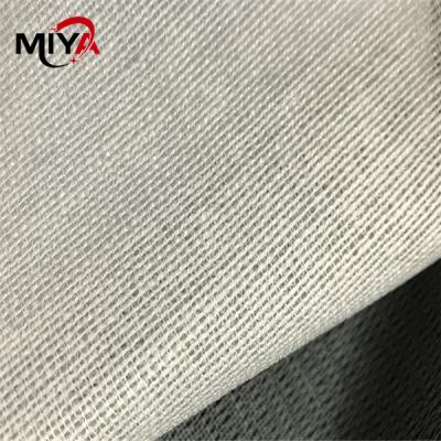 China PA Double Dot Warp Knitted 120gsm Fusing Interlining Fabric for sale