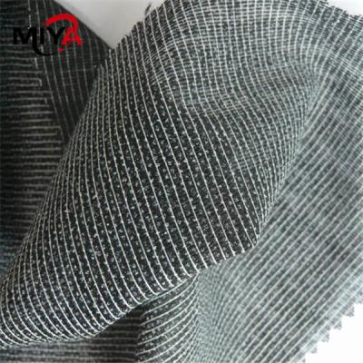 China Width 150cm Weft Insert Knitted Fusible Interlining Viscose Material for sale