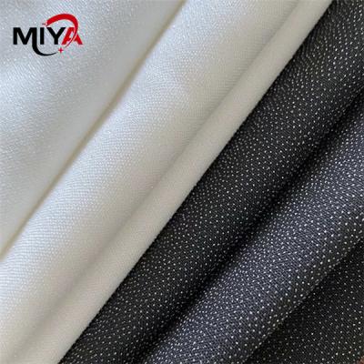 China Water Jet Plain Weaving Woven 50gsm Fusible Lining Fabric for sale
