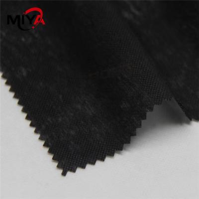 China PA Glue Double Dot Woven Fusing Interlining 100% Polyester for sale