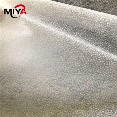 China Double Dot Thermal Bond Non Woven Interlining 100% Polyester for sale