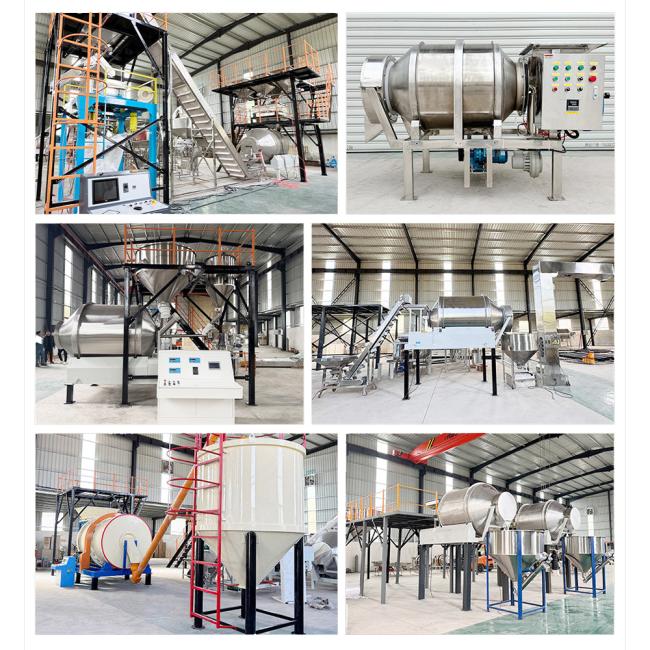 Complete drum mixer system installation overview