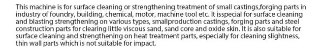 hook hanger type shot blasting machine for steel plate