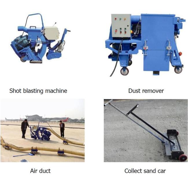 2018 hot sale Mobile type concrete floor shot blasting machine,surface strengthening cleaning equipment