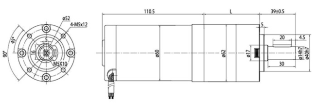 24v planetray gear motor