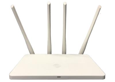 China 4 Antennas 300M 2.4G Wifi Wireless Router White Plastic CS3004A 1 Year Warranty for sale