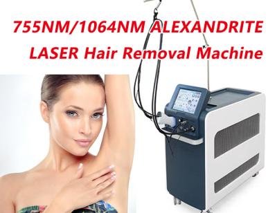 China Remoção vascular Remoção de pigmento Máquina de remoção de pelos Alexandrite Laser Máquina de remoção de cabelo Alexandrite Laser 755nm à venda