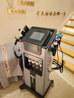 中国 8 In 1 Beauty Salon Commercial Equipment Facial Vertical Stand Microdermabrasion Diamond Aqua Peeling Facial Machine 販売のため