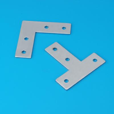 中国 5052 Metal Laser Cutting Parts 0.01-0.1mm T-Shaped L-Shaped Cross Shaped Connecting Plate 販売のため