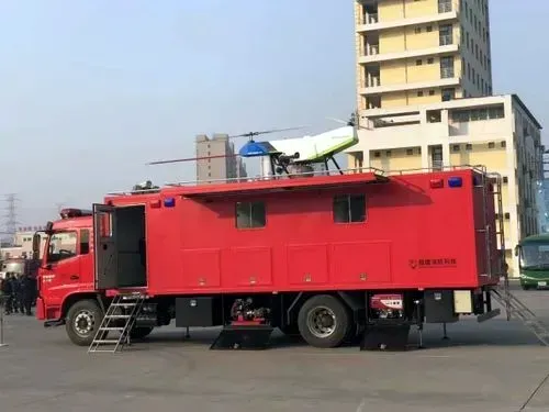 Iisuzu Hino HOWO Uav Drone Emergency Support Vehicle Fixed Wing Uav Transportation Truck