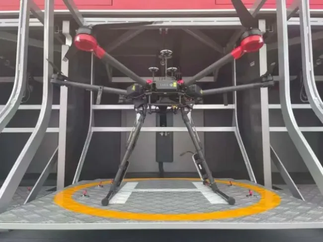 Iisuzu Hino HOWO Uav Drone Emergency Support Vehicle Fixed Wing Uav Transportation Truck