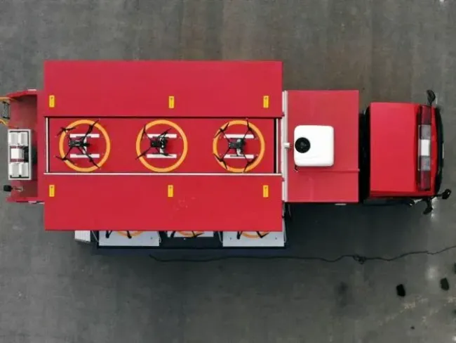 Iisuzu Hino HOWO Uav Drone Emergency Support Vehicle Fixed Wing Uav Transportation Truck