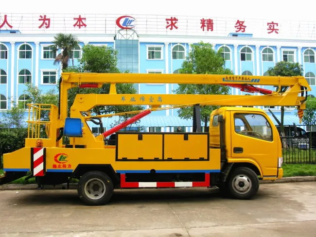 China Dongfeng 18m 20m 22m 24m 25m Hydraulic Aerial Manlift High Altitude Working Platform Truck Aerial Platform Truck
