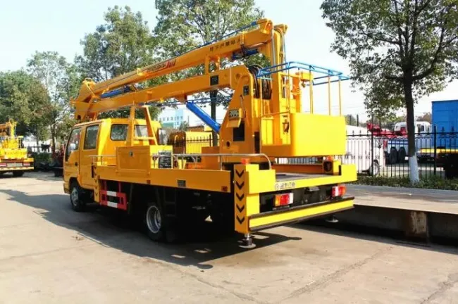 16meter High Altitude Working Vehicle 22meter Telescopic Type 18meter 20meter Aerial Platform Truck