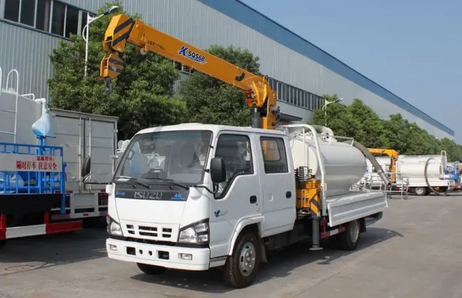 2ton 3tons Jmc/JAC Construction Equipment Straight Boom Crane Truck Crane
