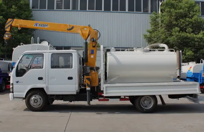 2ton 3tons Jmc/JAC Construction Equipment Straight Boom Crane Truck Crane