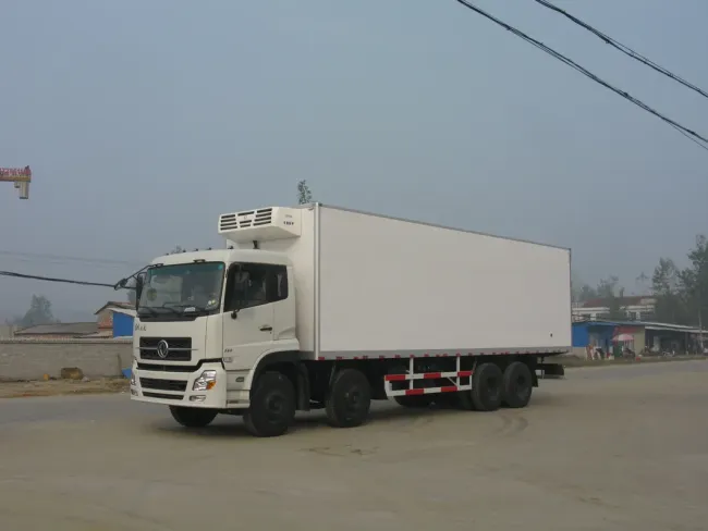 Dongfeng 20 Tons Seafood Refrigerator Van Live Fish Transport Cart Truck