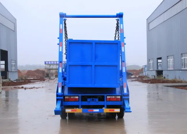 Dongfeng 6 Cubic Swing Arm Roll Garbage Truck 4X2 Refuse Collection Garbage Collection Vehicle