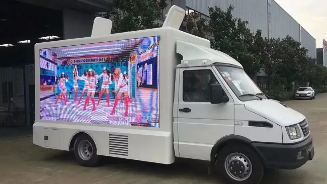 Chinese Truck LED Advertising Truck Three Sides Screen P6 P5 P4 Mobile Outdoor Full Color Billboard Truck for Publicity of Fire Safety and Government Culture