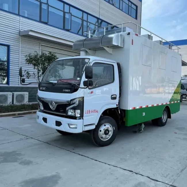 Dongfeng Mobile Kitchen Pizza Fast Food Kiosk Catering Vending Van Catering Cart Concession Food Trailer Truck for Sale
