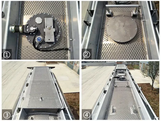 42000L 46000L Aluminum Alloy Tank Oil Fuel Truck Trailer Diesel Petrol Aviation Kerosene Transport Tanker Semi Trailer Oil Shipped Half Hanged
