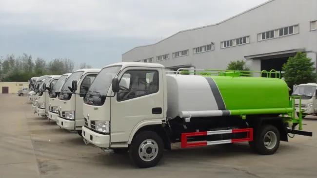 4000liters Dongfeng Water Boswer Truck China 1000 Gallons Sprinkler Tanker Truck Watering Cart Cleaning Vehicle Drinking Water Delivery Transport Truck