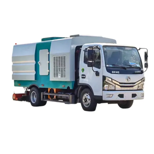 Dongfeng Road Sweeper Truck 6-Wheel 170HP 6X4 Road Street Washing and Sweeping Truck Mounted HOWO Road Sweeper Truck High Pressure Street Cleaning Vehicle