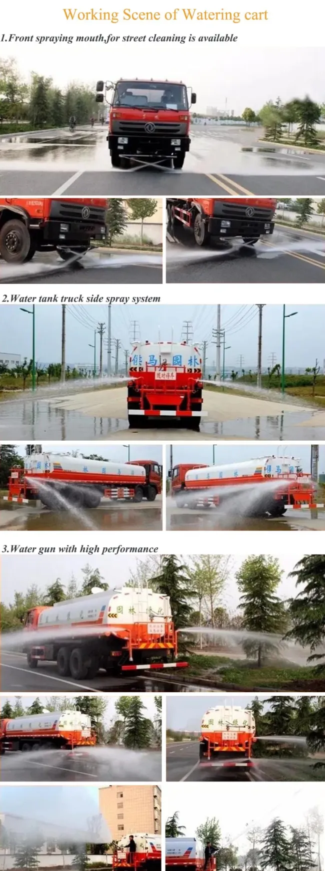 10ton Water Bowser Tank Truck 10000 Liters Water Tanker Sprinkler Truck 10 Cbm Pure Eatable Clean Water Transport Tank Truck