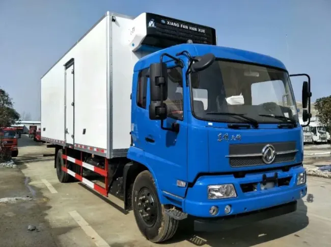 Customized 6.8m Frezzer Cargo Van of 12ton Refrigerator Truck for Sale