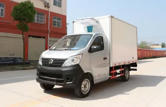 China Fruit and Vegetable Transport Mini Refrigerator Truck for Sale