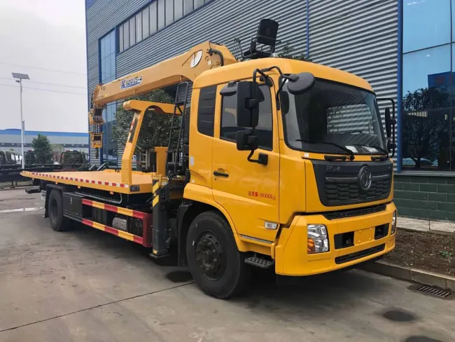 4*2 Dongfeng 8 Ton Truck Crane Knuckle Crane Truck
