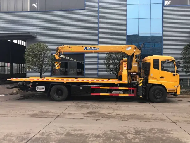4*2 Dongfeng 8 Ton Truck Crane Knuckle Crane Truck